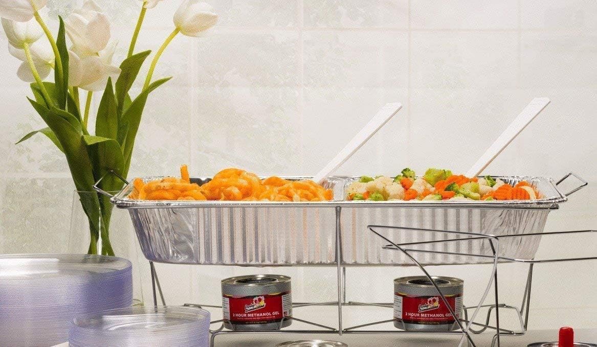 Aluminum Pans Half Size, 9X13, Extra Heavy Duty Disposable Foil Pans For Baking (30 Pack) Roasting & Chafing, Deep Tin Foil Bakeware, Steam Table Tray, Cookware, Food Prepping, Cake & Oven Pan