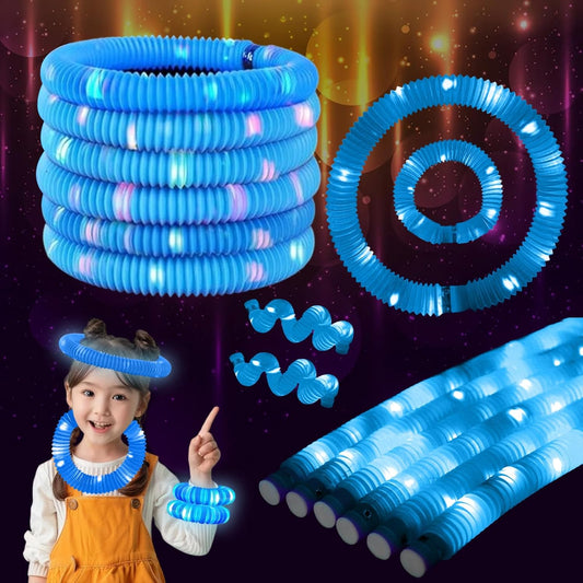 Yellow 12PCS Glow Sticks Stocking Stuffers Party Favors-Glow in The Dark Party Supplies for Kids and Adults, Perfect for Festivals, Birthday Parties, Raves, Concerts, and Camping Decorations