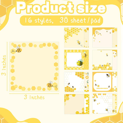 12 Pcs Ice Cream Sticky Notes Summer Popsicle Sticky Notepad Colorful Self-Adhesive Post Notes Cute Mini Memo Pad Removable Note for Office School Classroom Student Ice Cream Party Favors