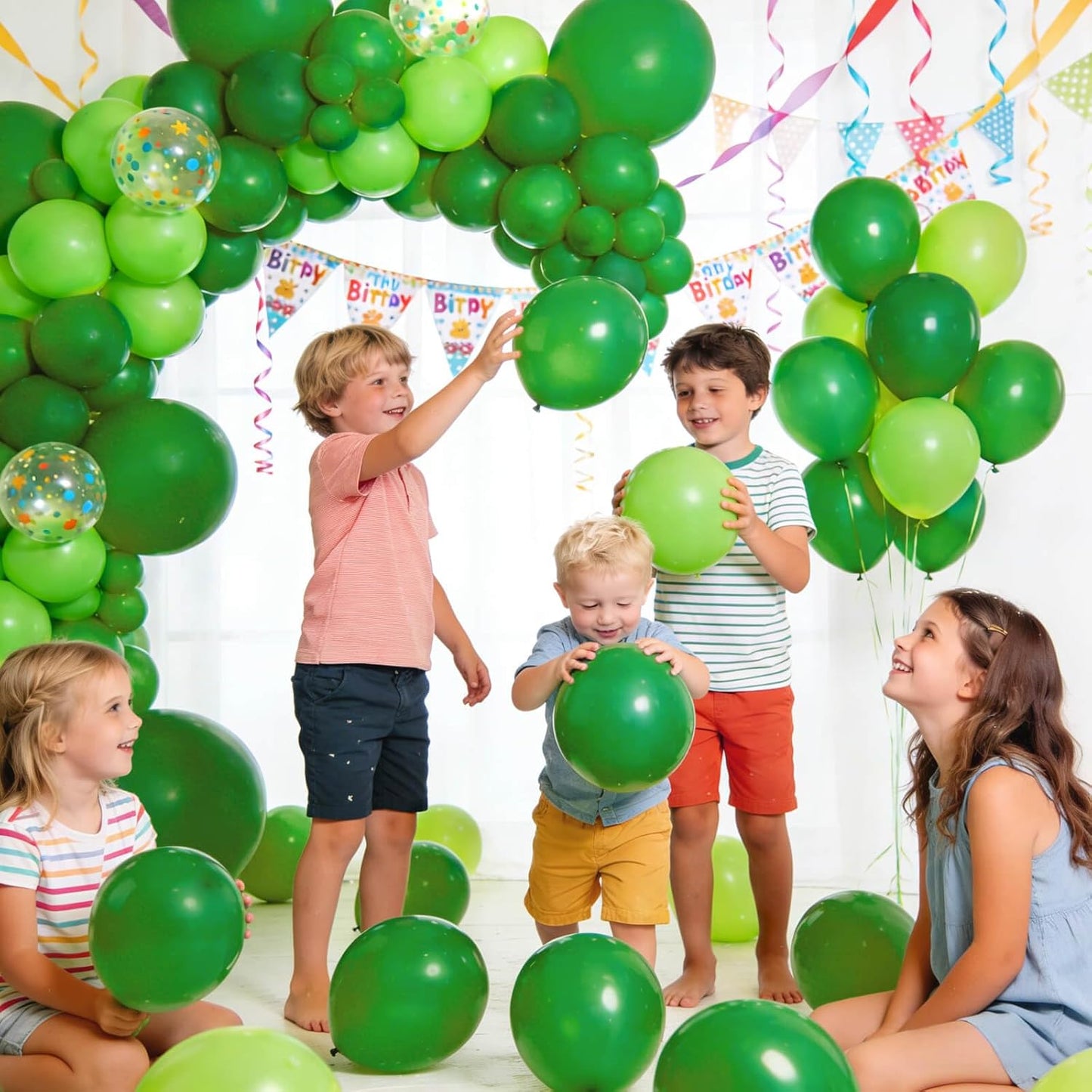 110pcs Black Balloon 12 inch, Black Latex Balloons for Birthday Party Baby Shower Wedding(with 2 Ribbons). - Colors A