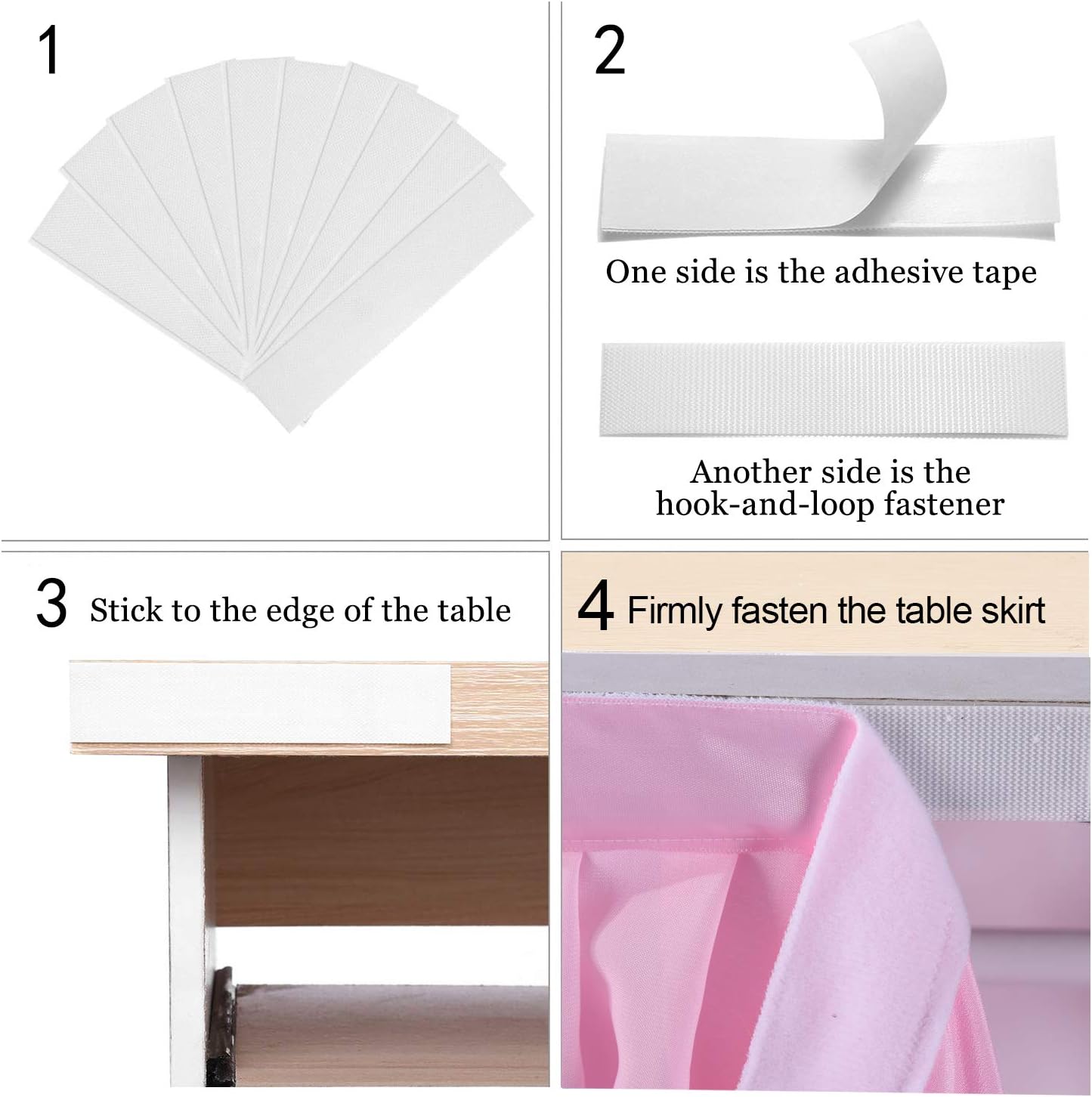 Pastel Rainbow Table Skirt Ruffle Party Tablecloth for Rectangle Table 6ft Birthday Party Baby Shower
