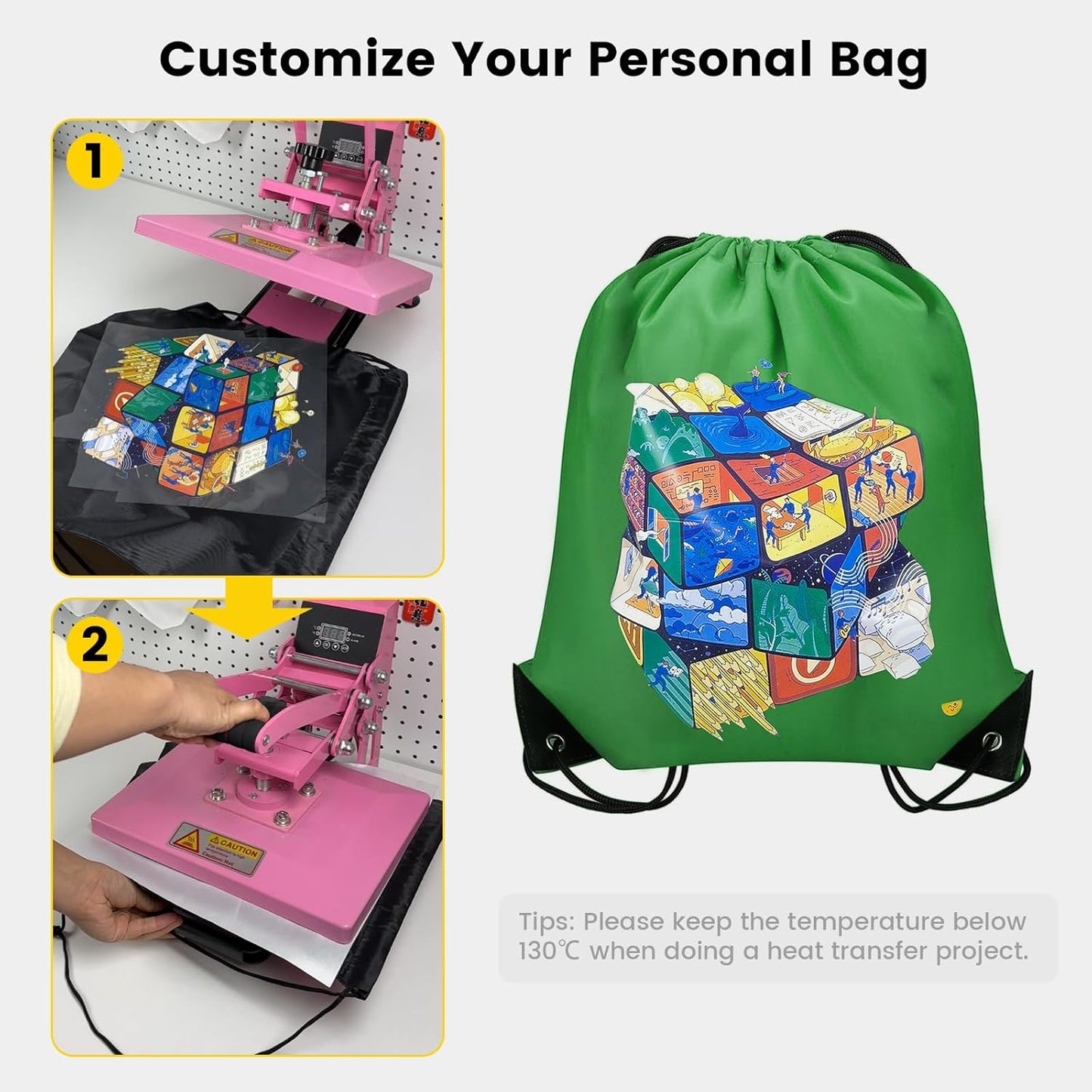 Vorspack 10 Pcs Drawstring Bags Bulk - Drawstring Backpack Draw String Back Bag for Gift, DIY, Party, Gym, Trip - 10 Colors