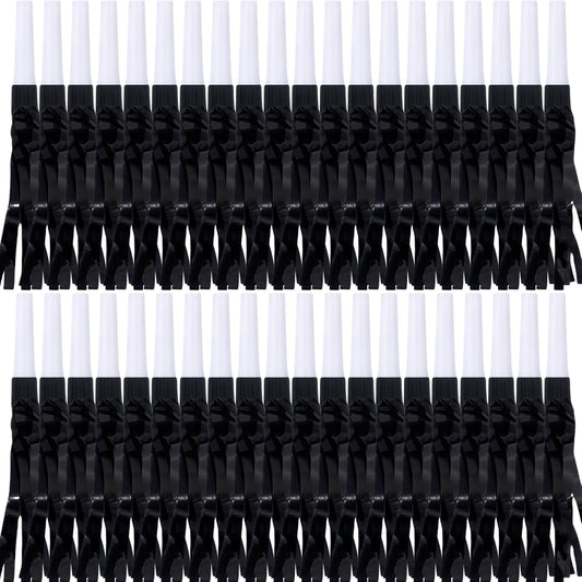 30 Pcs Gold Noise Makers, Metallic Fringed Noise Makers for New Year Party Favor Supplies, Multicolour