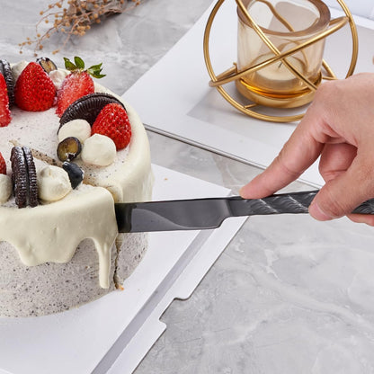 Rainbow Cake Cutting Set, Stainless Steel Cake Knife and Server, Cake Pie Cutter Set for Wedding, Birthday, Party