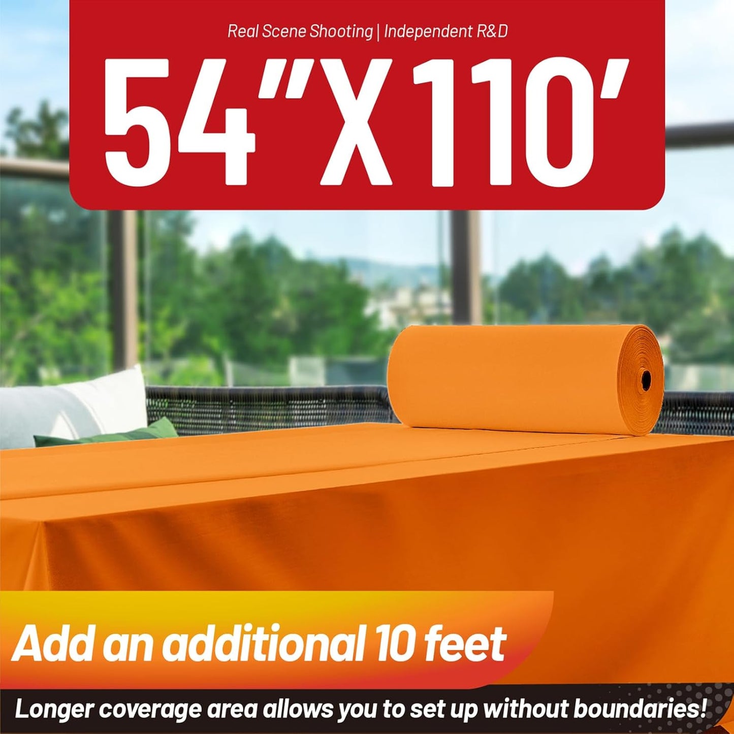 Plastic Table Cloth, 310 Ft X 54 in Disposable Tablecloth White Plastic Tablecloth with Any Cut Sliding Cutters Premium Table Cover Roll for Picnics, Parties, Birthdays, Weddings