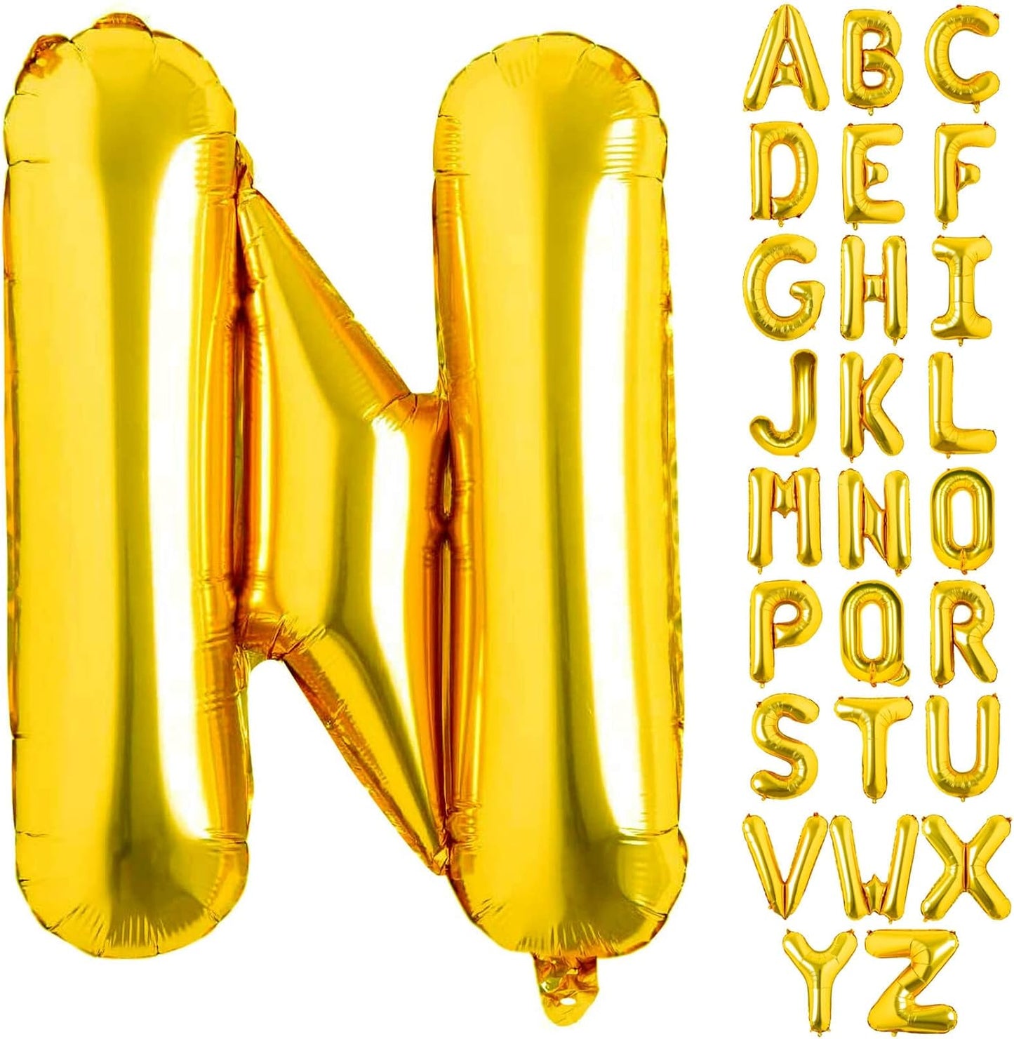 Lovoir 40 Inch Large Gold Letter A Balloons Big Size Jumbo Mylar Foil Helium Balloon for Birthday Party Celebration Decorations Alphabet Gold A