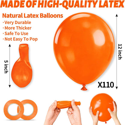 110pcs Black Balloon 12 inch, Black Latex Balloons for Birthday Party Baby Shower Wedding(with 2 Ribbons). - Colors B