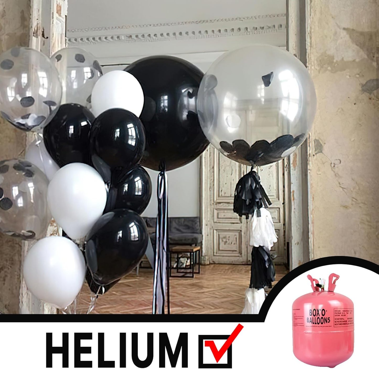 PartyWoo Metallic Gold Foil Balloons 20pcs Different Sizes Pack of 22 15 10 Inch Large Round Foil 4D Inflatable Mirror Ball Mylar Balloons for Graduation Birthday Baby Shower Party Decorations