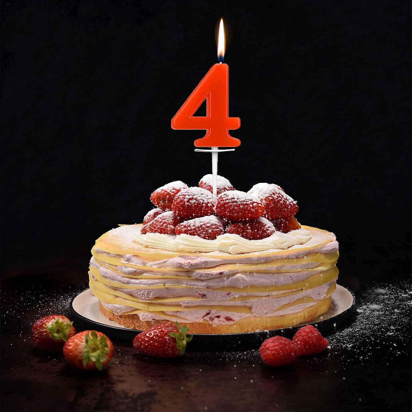 10 Count Number Candles, Birthday Cake Candles Colourful Candle, Number 0-9 Cake Topper Decoration Candles Number 0 1 2 3 4 5 6 7 8 9 For Birthday Wedding Anniversary Party Celebration