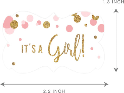 Andaz Press Blush Pink Gold Glitter Girl Baby Shower, Printable Table Tent Place Cards, 20-Pack, Seat Placement Cards Blank Place Cards For Table Settings Name Cards for Wedding, Graduation Food Cards - Colors B