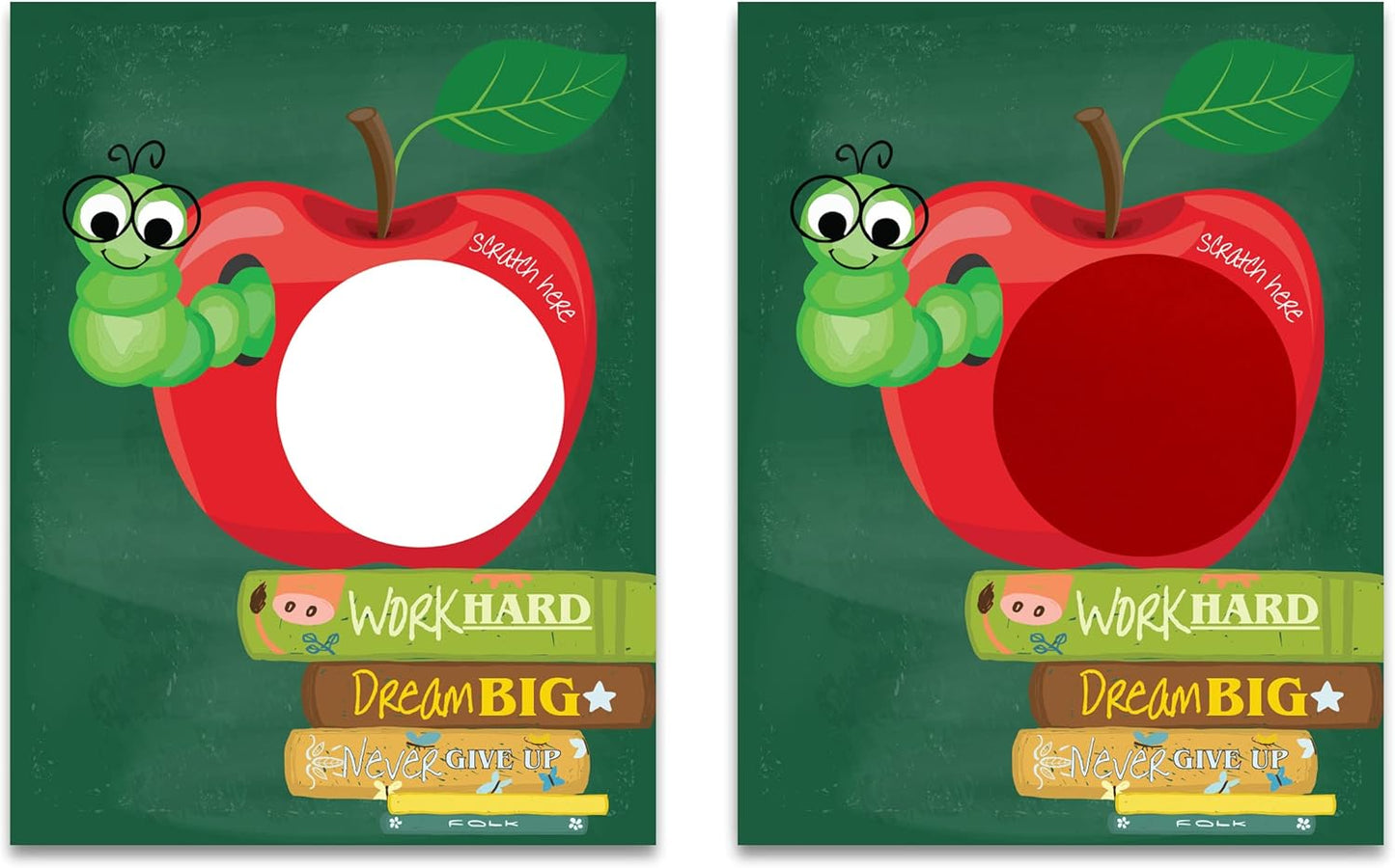 My Scratch Offs - Customizable Scratch-Off Cards Graffiti Design for Prizes, Classroom Rewards & Teacher Supplies, 50 Pack