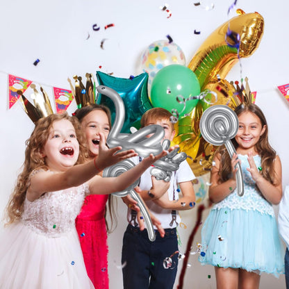260 Clear Long Balloons for Animals, Thickening Skinny Latex Twisting for Arch Modeling Magic Clown Birthday Wedding Party Decorations 100pcs