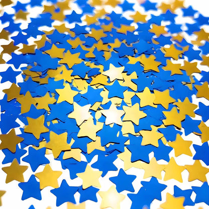 Rainbow Metallic Foil Star Confetti 0.78inch/2cm 8000PCS Table Confetti for Party Birthday Decoration or Filled Balloons