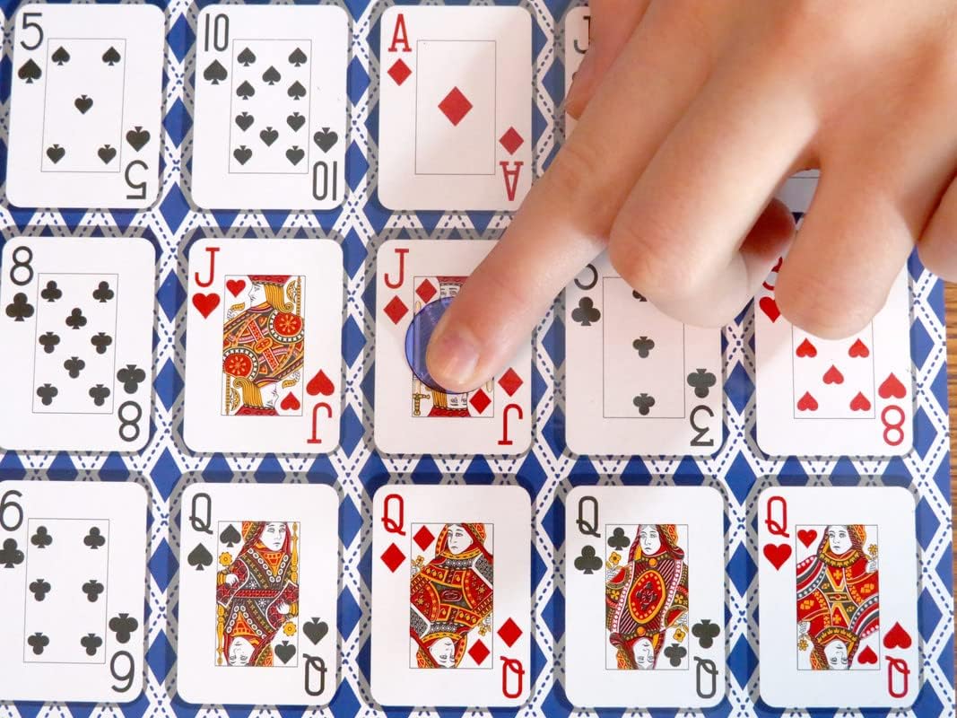 Regal Games - Poker Keeno Bulk Game Set - Includes 12 Two-Sided Boards, 200 Scoring Chips, 1 Deck of Standard Poker Cards - 24 Unique Board Layouts- Casino Night Card Game- Compatible with Poker Keno