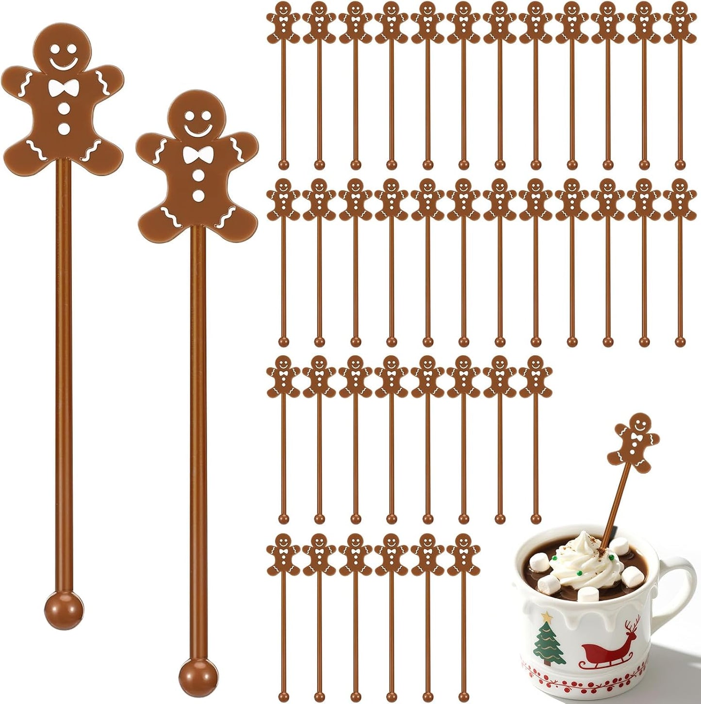 36 Pcs Graduation Cap Drink Stirrers Graduation, Cap Stick Cocktail Mixers 2026 Graduation Party Favors Hot Cocoa Bar Supplies Beverage Tea Party Bar Supplies Party Favor
