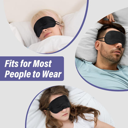 Aneco 50 Pieces Blindfold Eye Mask Shade Cover with Nose Pad and Adjustable Strap for Travel Sleep or Party Supplies