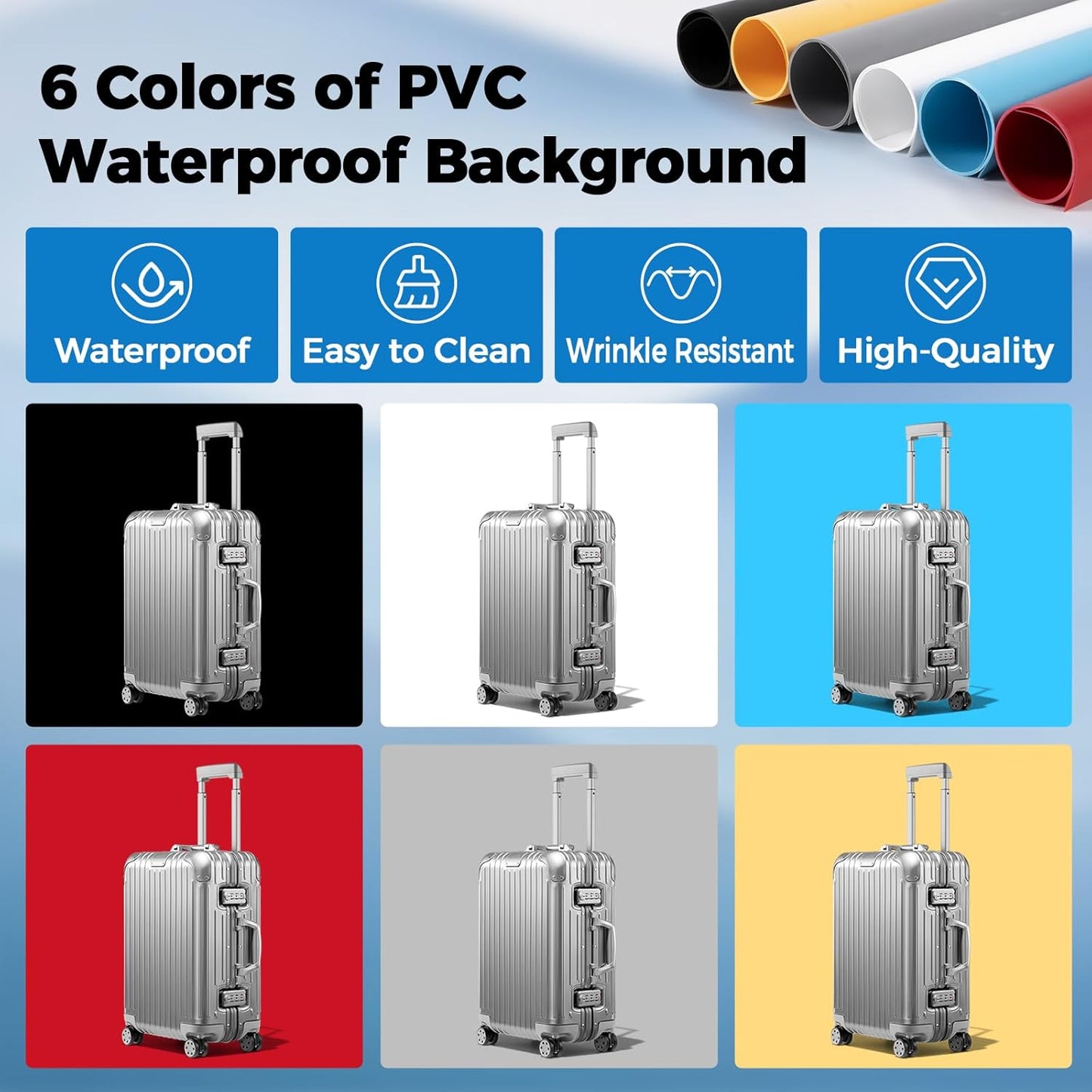 Photo Light Box, 12/16/20/24/32 Inch Photography Light Box with CRI>95 120 Light Beads. Dimmable Shooting Tent Kit with White and Warm Light. 6 Color Backdrops Photo Booth for Studio Products Display