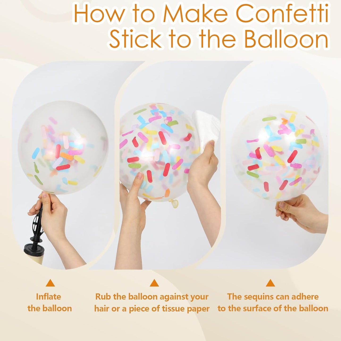 Silver Confetti Balloons 12 inch, Clear Latex Balloon 50pcs Party Balloons for Wedding Bridal Shower Engagement Graduation Birthday Party Decorations