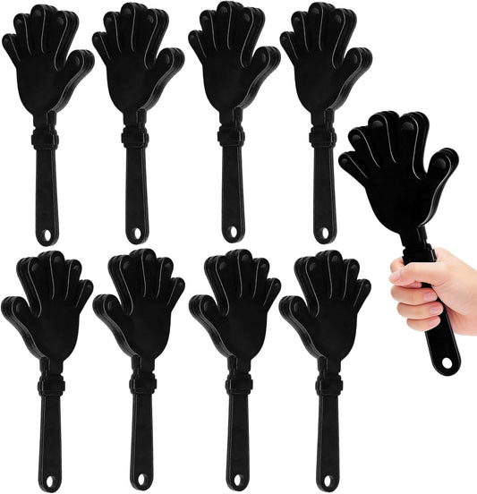 8PCS Hand Clappers 7.5 Inch Clapping Noisemakers Plastic Noise Makers Mini Hand Soundboard Party Favors Noise Maker Clacker for Birthdays Games Ball Dance Football Sporting Events Cheers Supplies