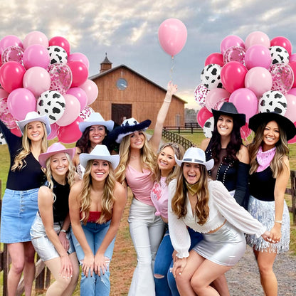 Light Pink and White Balloons, 60pcs 12inch Pearl Light Baby Pink Confetti White Balloons for Wedding Bridal Shower Baby Shower Pink Birthday Decorations