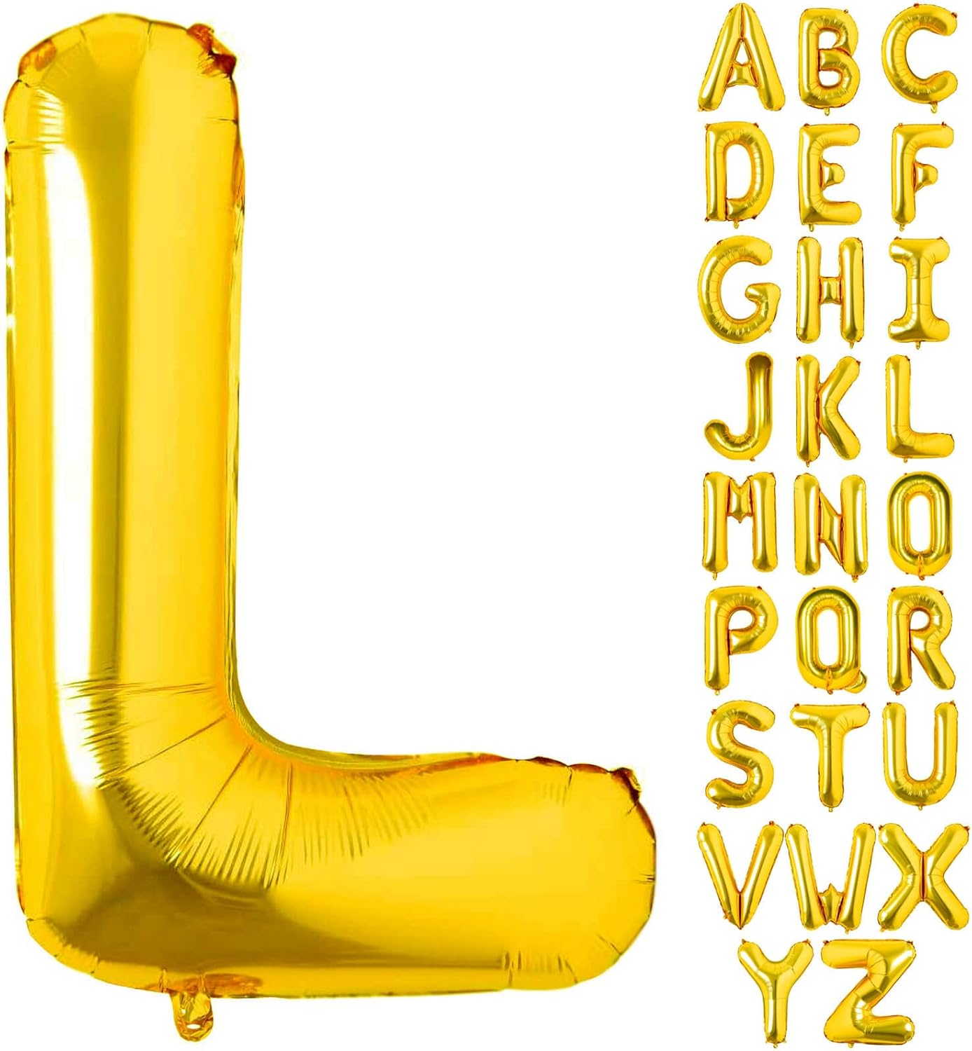 Lovoir 40 Inch Large Gold Letter A Balloons Big Size Jumbo Mylar Foil Helium Balloon for Birthday Party Celebration Decorations Alphabet Gold A