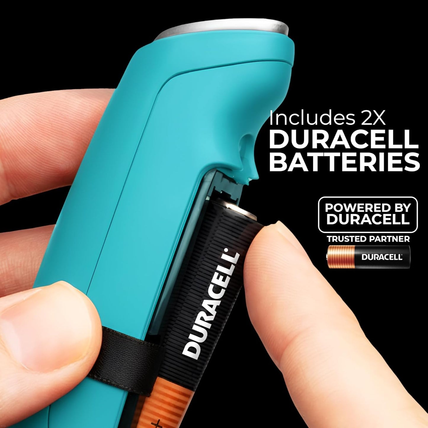 Zulay Kitchen Powerful Milk Frother Wand With Duracell Batteries - Ultra Fast Handheld Drink Mixer - Electric Whisk Foam Maker for Coffee, Lattes, Cappuccino & Matcha - Z1 Motor - Black - Colors C