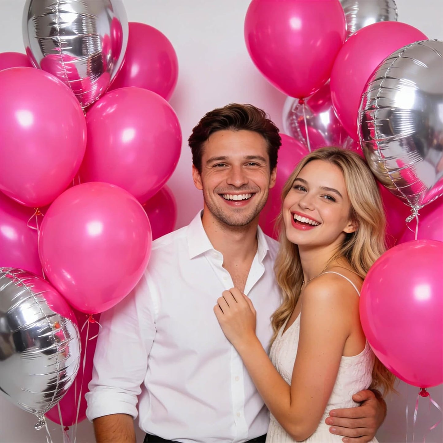 110pcs Black Balloon 12 inch, Black Latex Balloons for Birthday Party Baby Shower Wedding(with 2 Ribbons). - Colors A