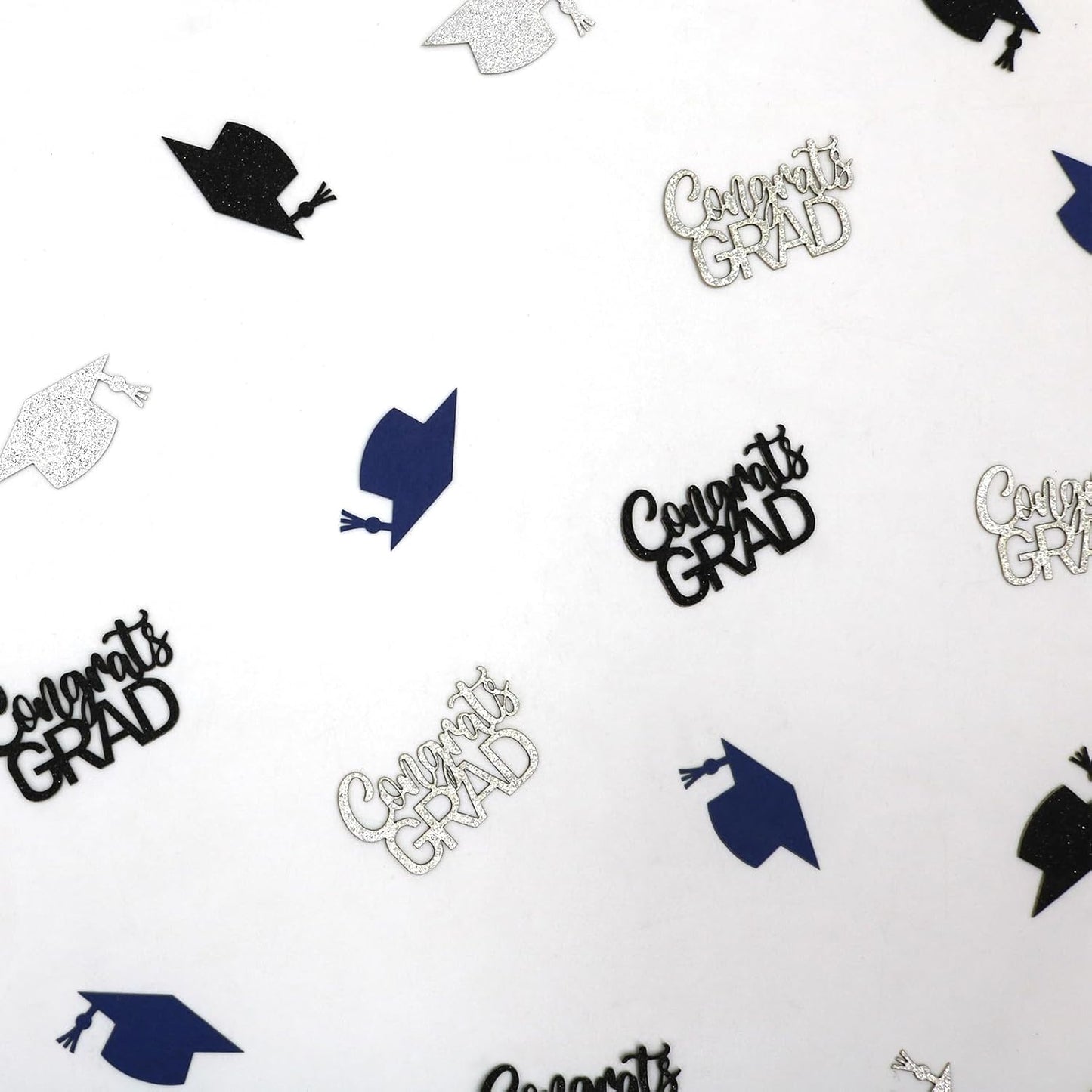 200PC Gold Graduation Confetti Class of 2026 Congrats Grad Confetti for Table Grad Cap Scatters for Graduation party decorations 2026