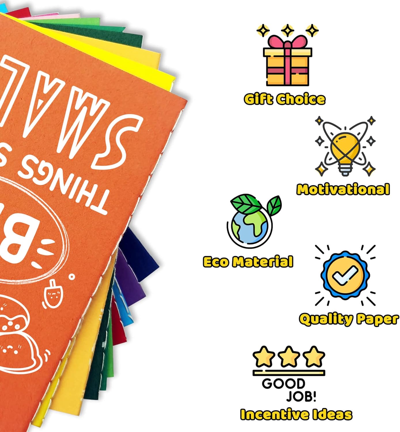 24 Packs - Gifts in Bulk Mini Inspirational Notebooks for Party Favors, Small Motivational Notepads, Cute Notebooks for Coworkers, Gifts from Teacher