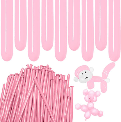 260 Balloons Clear, Thickening Long Balloons for Tying Arch, Twisting Latex Animals Magic Modeling Skinny Birthday Balloon for Kid‘s Party Wedding Decoartion Supply 100pcs