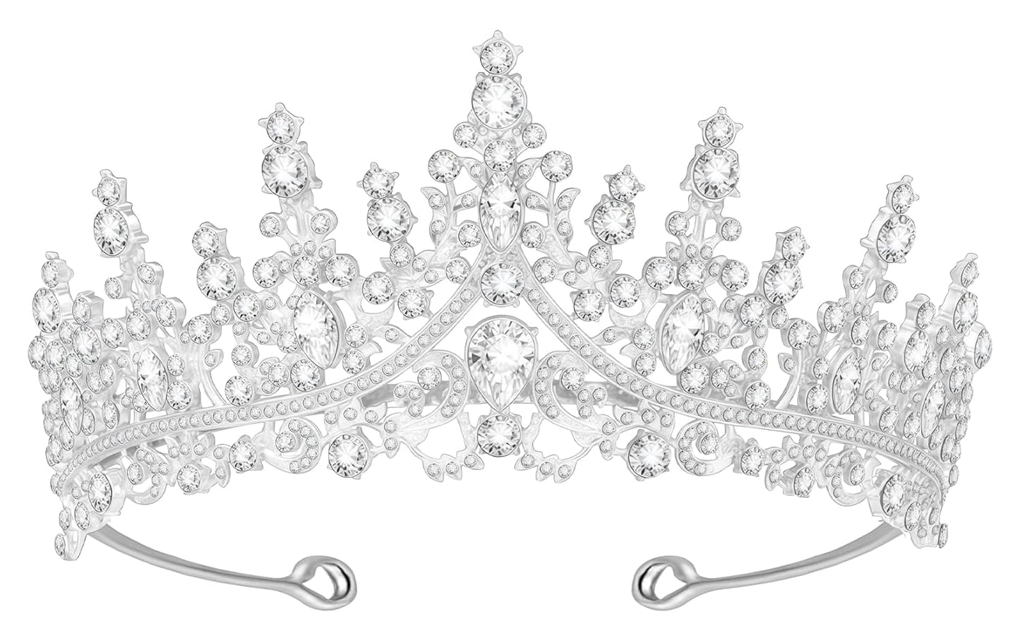 Tiara Crown for Women, Headband Hair Accessories for Birthday Wedding Party Costume Pink