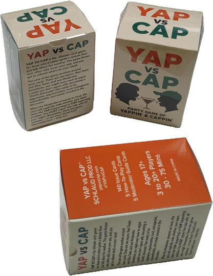 The Party Game of Yappin & Cappin - Fun Social Party Game for Gatherings with Bold Opinions and Wild Debates
