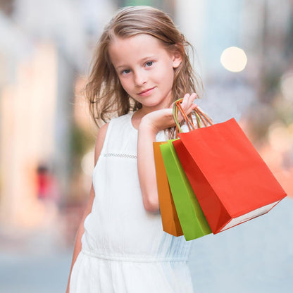 Mr. Pen- Paper Gift Bags with Handles, 32 Pack, 8.3" x 5.9" x 3.1", Pastel Paper Bags with Handles Bulk, Ideal for Gifts, Weddings, Baby Showers, Birthdays, Shopping, Retail Merchandise, Party Favor