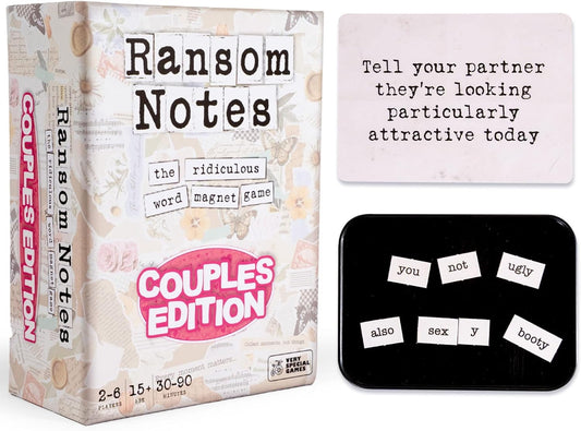 Ransom Notes - The Ridiculous Word Magnet Party Game, 3+ Players