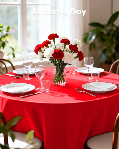 Pureegg Plastic Table Cloth Disposable 6 Pack, 54 x 108 Inch Table Cloths, Party, Picnic, Wedding, Decorative Tablecloths, Rectangle, White Plastic Cover, Waterproof, White