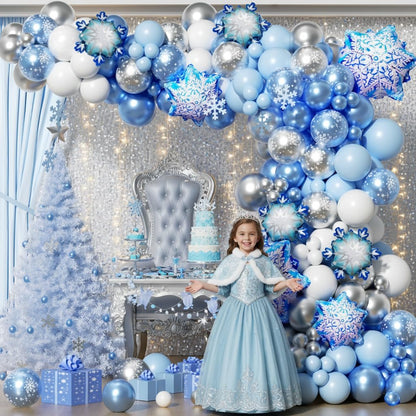 153Pcs Black and Silver White Balloon Garland Arch Kit with Stars, 22 18 12 10 5 inch Disco Ball Balloons Black White Metallic Silver Confetti Balloon for Birthday Graduation Party Decorations