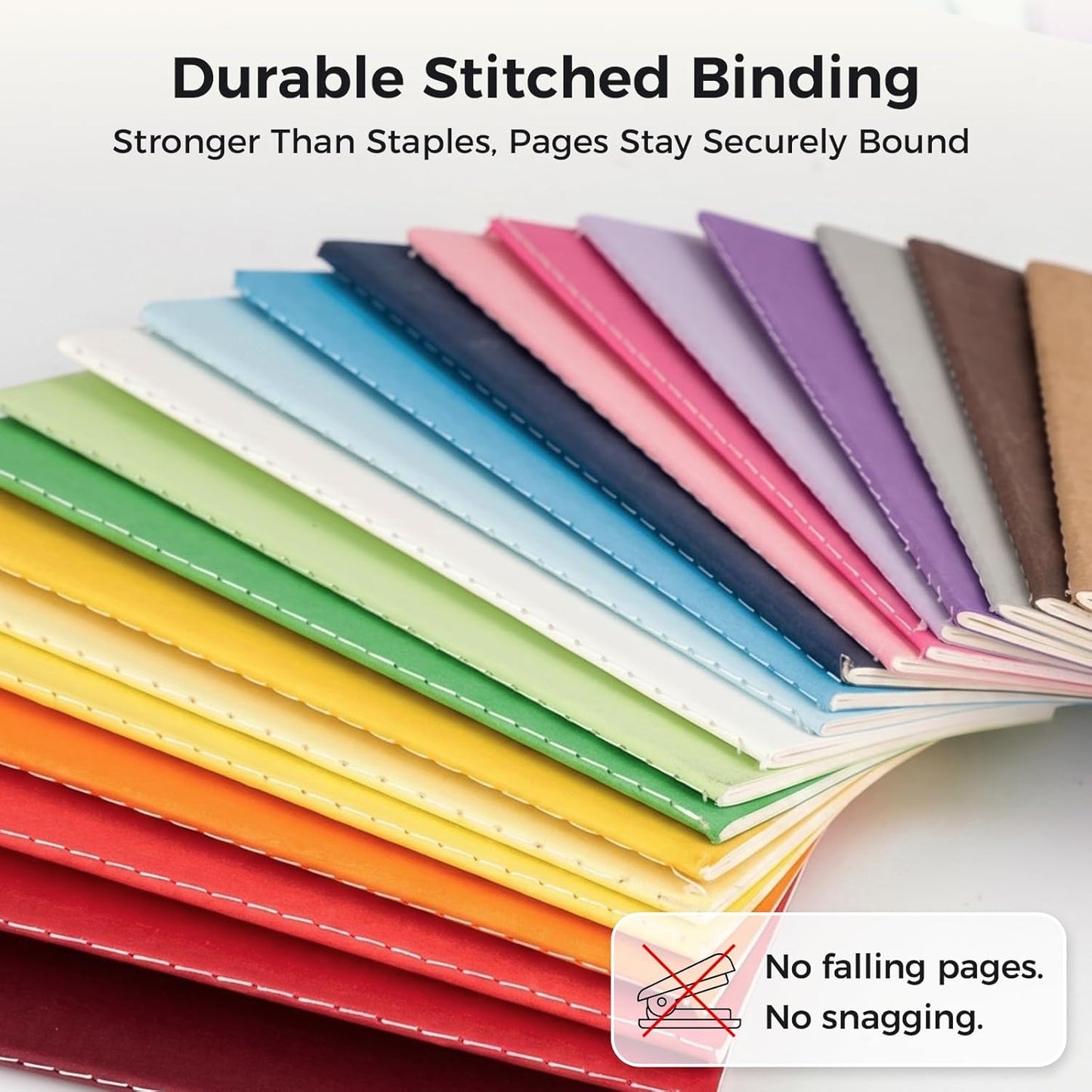 Koogel 32 Pack Small Notebooks Bulk, 3.5 x 5.5 Inch Mini Journal Pocket Notepads Set for Back To School, Colorful Cover Memo Notepad for Kids Students Office Supplies,Tiny Note Book Bulk
