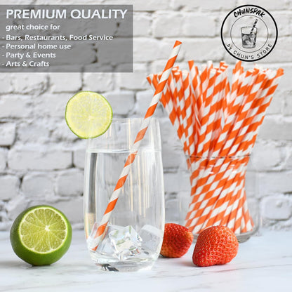 Black Paper Straws 1000 Count - 7.75" x 0.24", 100% Biodegradable & Compostable, Disposable Drinking Straws Bulk - Cocktail, Bars, Restaurants
