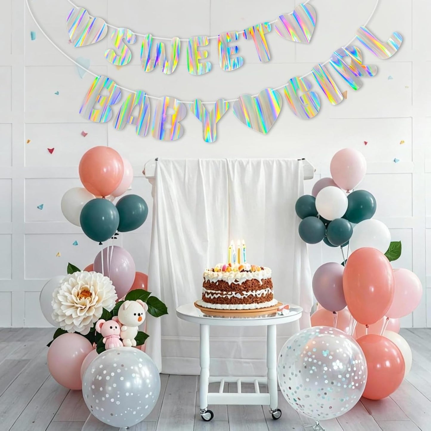 Iridescent Welcome Back We Missed You So Much Banner, Holographic Welcome Back Decorations, Pre-Strung Welcome Home sign for Office Party, Family Gathering, Back to School, Military Homecoming
