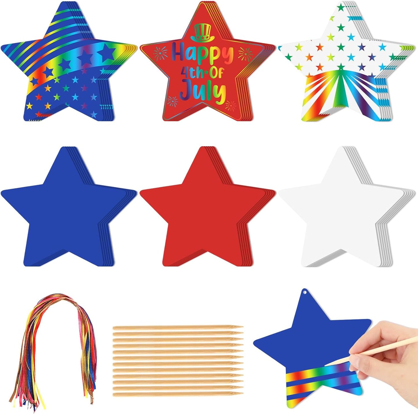 JULMELON 36 PCS Ocean Crafts, Rainbow Scratch Art Under The Sea Party Favors DIY Magic Color Summer Ocean Animals Scratch Cards for Summer Party Favors School Activities
