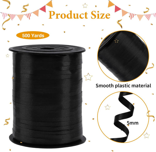 500 Yards Hot Pink Curling Ribbon for Gift Wrapping, Balloon String Ribbon for Craft Flower Bouquet Christmas Birthday Party Decoration