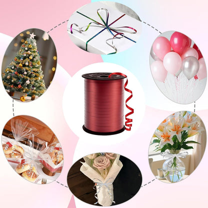 500 Yard Premium Gold Curling Ribbon,Curling Ribbon for Gift Wrapping, Balloon String,for Gift Wrapping ，Party Decoration Crafting,for Florist Flower﻿