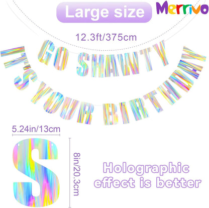 Iridescent Welcome Back We Missed You So Much Banner, Holographic Welcome Back Decorations, Pre-Strung Welcome Home sign for Office Party, Family Gathering, Back to School, Military Homecoming