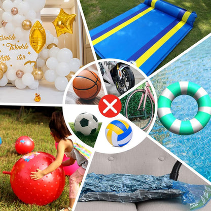 Cordless Balloon Pump Electric Compatible with Dewalt Battery for All Balloons, 5 in 1 Balloon Pump Outdoor for Inflating/Deflating Balloons, Air Beds Yoga Balls & Party Decoration (No Battery)