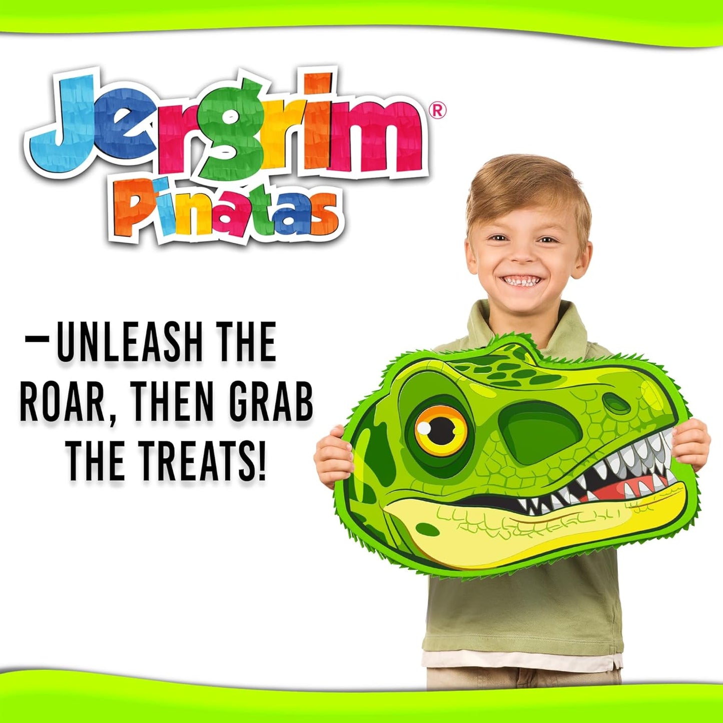 Jergrim Blue Monster Truck Piñata, Small 4 Piece Set, perfect for Kids Birthday Parties, Race Car Party Supplies fits piñata candy and party favors (17”X11”) Durable!