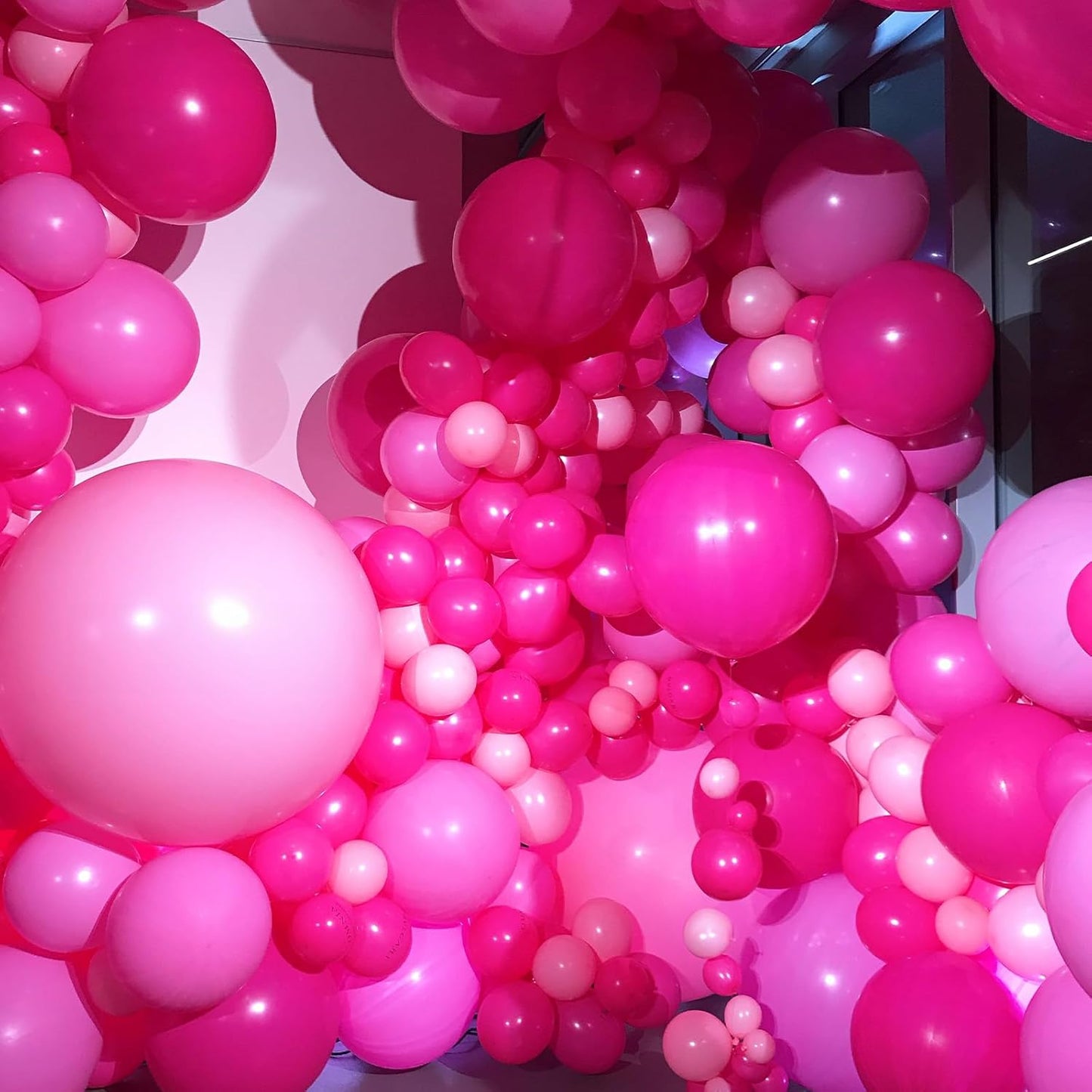 Pink Blue Purple Balloon, 60 Pcs 12 Inches Hot Pink Metallic Purple Teal Yellow Balloons Confetti Balloons for Kids Magic Theme Birthday Decoration Baby Shower Girls Music Party Supplies