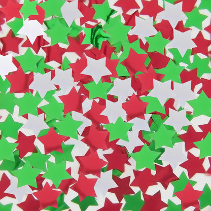 Rainbow Metallic Foil Star Confetti 0.78inch/2cm 8000PCS Table Confetti for Party Birthday Decoration or Filled Balloons