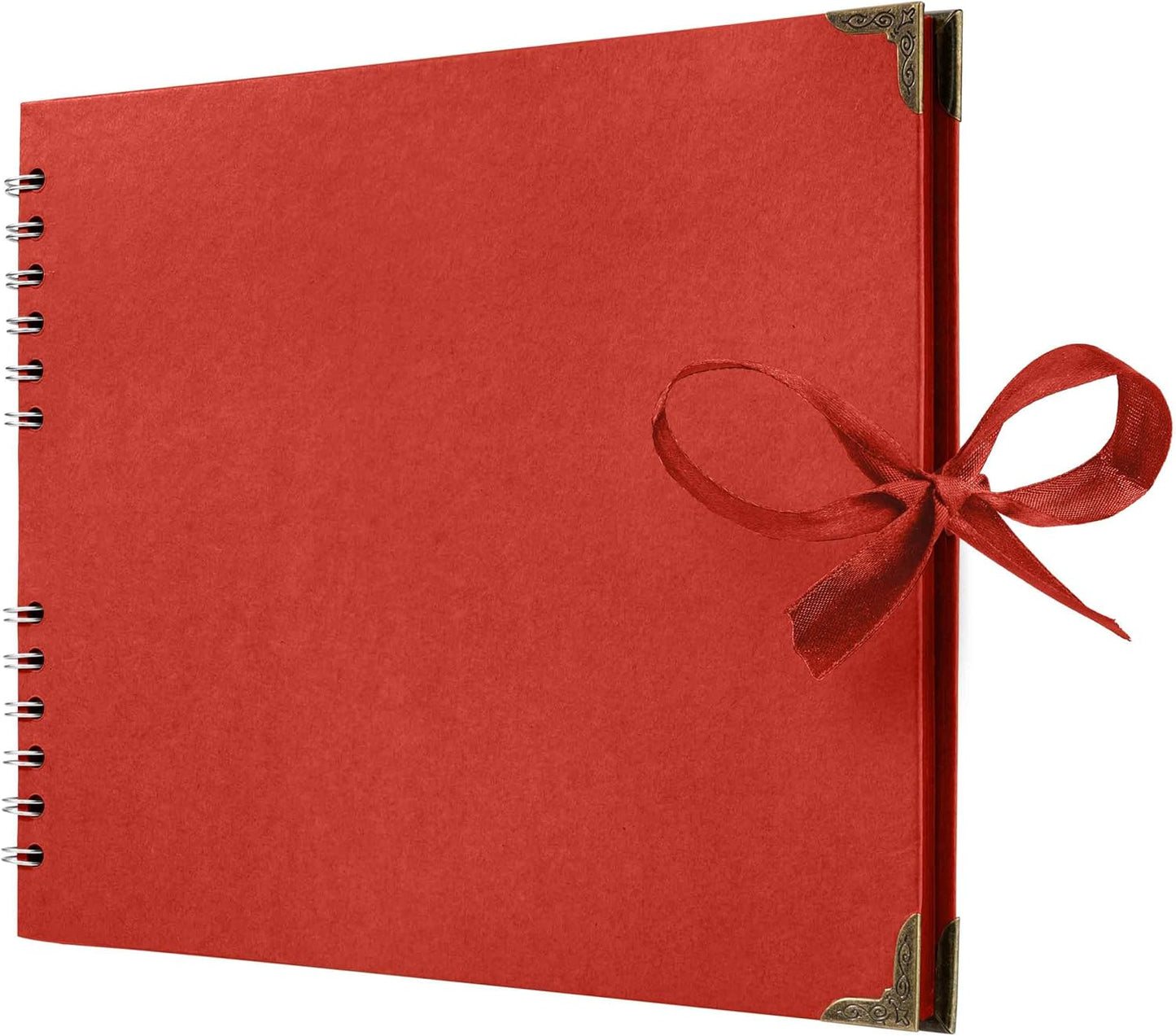 Bstorify Scrapbook Album 60 Pages (8 x 8 Inch) Brown Thick 200gsm Kraft Paper, Photo Album Scrapbook, Memory Book - Ideal for Your Scrapbooking Albums Art & Craft Projects
