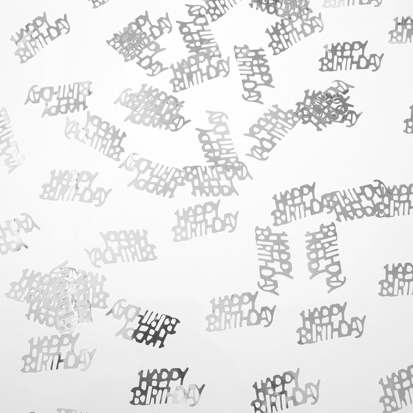 Gold Happy Birthday Confetti, Table Paper Scatter Golden Birthday Decorations for Party (0.03 lbs)