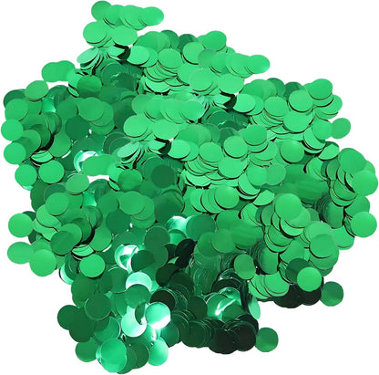 Blue Metallic Foil Confetti 8000 Pcs Shiny Round Table Confetti for Fill Balloon Wedding Graduation Party Decorations,60g of pack